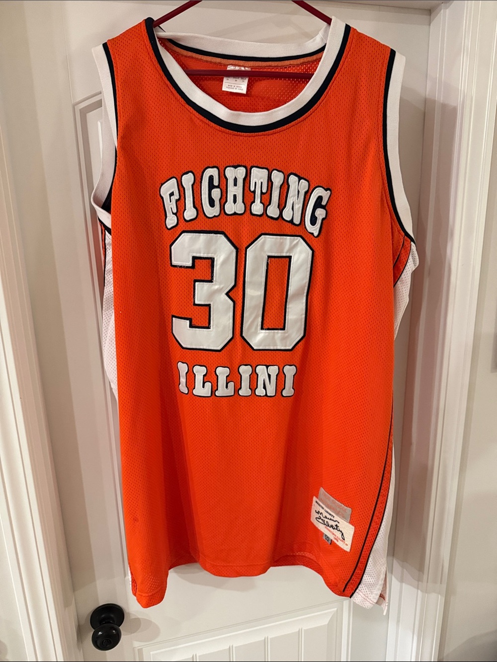Rare Vintage Marcus Liberty Fighting Illini Basketball Jersey